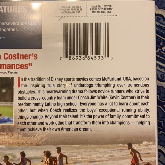 🌿Gently used!Disney’s McFarland USA DVD - Picture 4 of 4